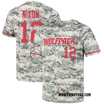 Men's Chase Nixon NC State Wolfpack Replica Baseball Jersey - Camo