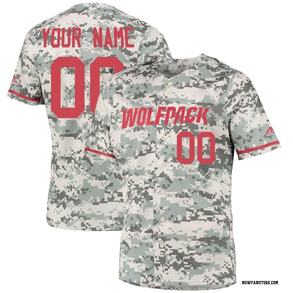 Custom Red Digital Camo Jersey