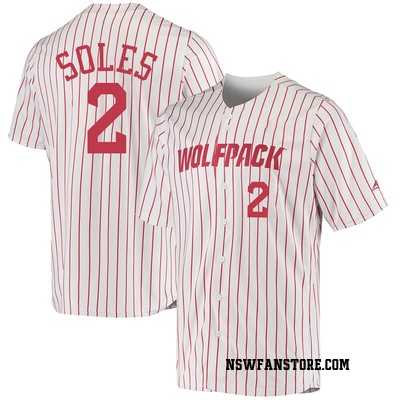 Women's Noah Soles NC State Wolfpack Replica Baseball Jersey - White